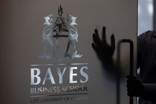 Bayes Business School signage