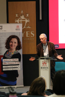 Professor Rod Sheaff speaking at the Creating Collaborations conference 