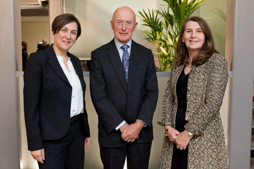 Cass Business School was delighted to welcome Sir Philip Hampton, Chair, Hampton-Alexander Review and Denise Wilson OBE, Chief Executive, Hampton-Alexander Review to Bunhill Row on Wednesday 28th February for a discussion on the importance of gender equity on boards. Sir Philip and Ms Wilson were interviewed by Dr Canan Kocabasoglu-Hillmer, Director of the Cass Global Women’s Leadership Programme.