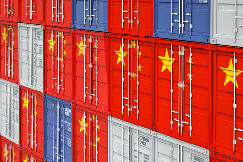 Chinese shipping containers