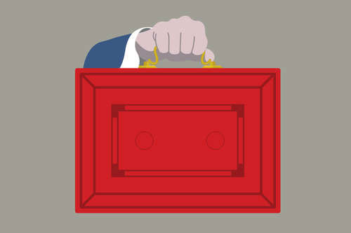 Budget red box