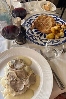 Warundhorn's Italian meal
