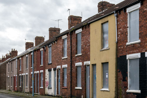 Deprived houses in Middlesborough