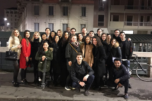 Cass MSc Management students in Milan