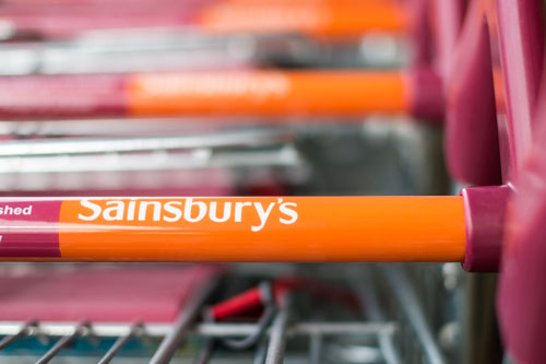 Sainsbury's shopping trolley