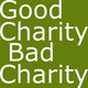Good Charity Bad Charity logo